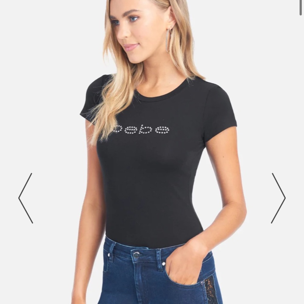 Bebe shirt rhinestone